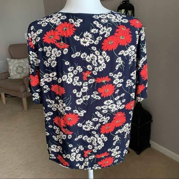 EUC Madewell Floral Hillside Daisies Crop Shirt - Picture 12 of 13